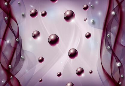 3D Modern Abstract Design Purple(2604WM) - Image 2