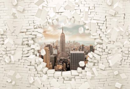 New York Bursting Through Brick Wall(2720WM) - Image 2