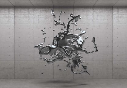 3D Molten Metal Silver Concrete(2801WM) - Image 2