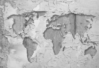 World Map Concrete Grunge Texture(2819WM) - Image 2