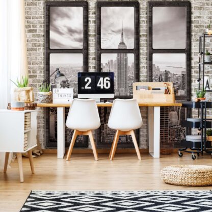 New York City Penthouse Window View(2833WM)