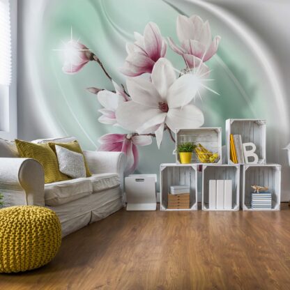 Magnolia Modern Floral Design Green(2843WM)