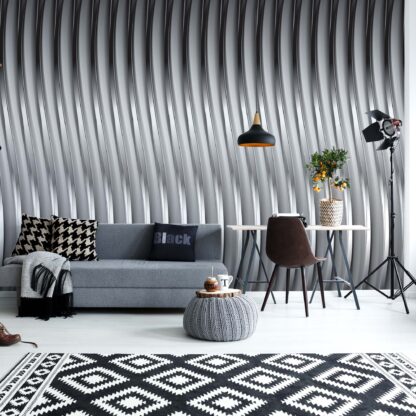 3D Silver Metal Design(2847WM)
