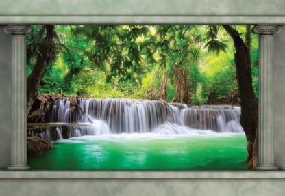 Waterfall Forest Roman Column View(2872WM) - Image 2