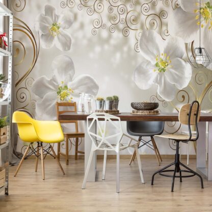 Ornamental Swirls And Flowers(2891WM)