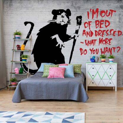 Banksy Graffiti Concrete Texture(2900WM)