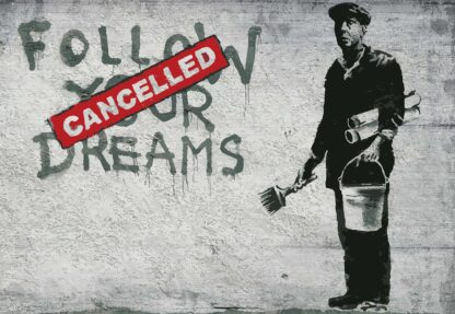 Banksy Graffiti Concrete Texture(2901WM) - Image 2