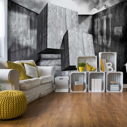 3D Concrete Cubes Modern Design(2915WM)