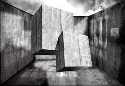 3D Concrete Cubes Modern Design(2915WM) - Image 2