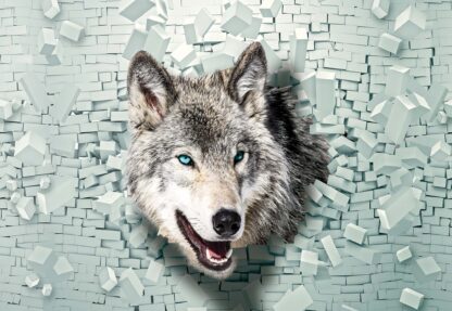 Wolf 3D Bursting Through Brick Wall(2941WM) - Image 2