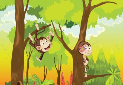 Cartoon Monkeys(2975WM) - Image 2