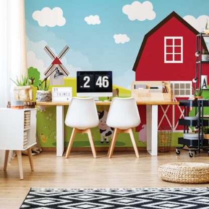 Cartoon Farm Farmyard Animals(2977WM)