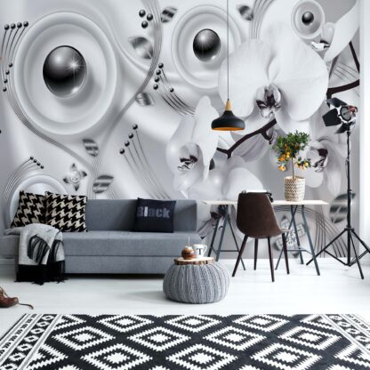 Adult Mural Wallpaper Modern Modern Flowers, Nature, and Swirls(3012WM)