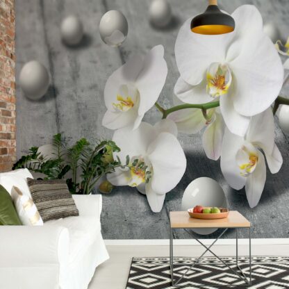 Adult Mural Wallpaper Modern Modern Flowers, Nature, and Swirls(3013WM)