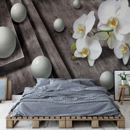 Adult Mural Wallpaper Modern Modern Flowers, Nature, and Swirls(3015WM)
