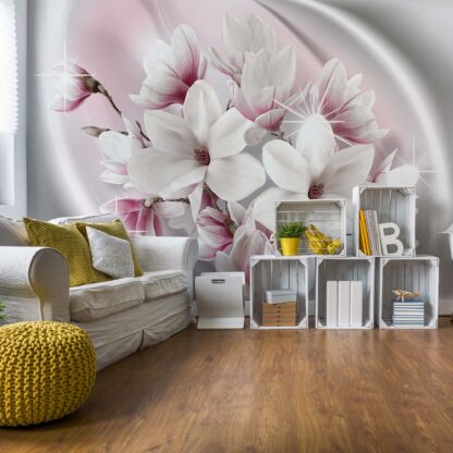 Adult Mural Wallpaper Modern Modern Flowers, Nature, and Swirls(3017WM)