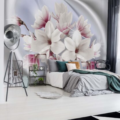 Adult Mural Wallpaper Modern Modern Flowers, Nature, and Swirls(3019WM)