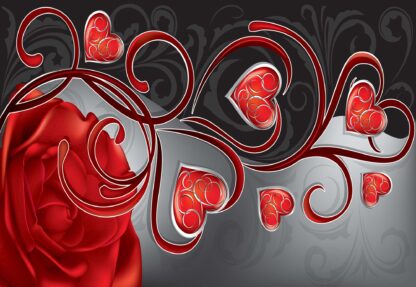 Rose Hearts Modern Design(303WM) - Image 2
