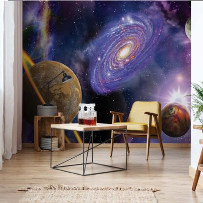 Outer Space Planets Galaxies(309WM)