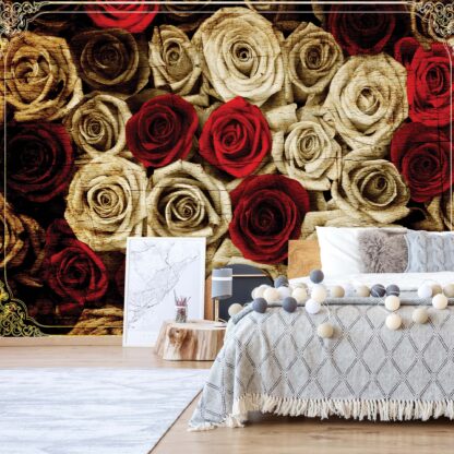Vintage Red Roses Sepia(3101WM)