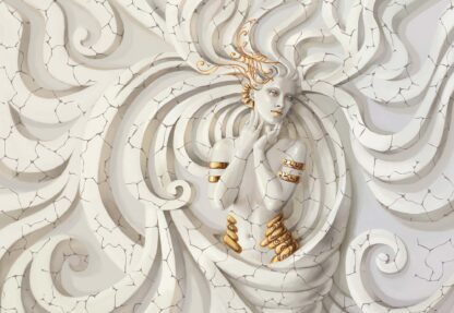 3D Classical Woman Swirls(3161WM) - Image 2