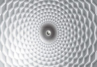 3D Grey Circular Design Optical Illusion(3182WM) - Image 2