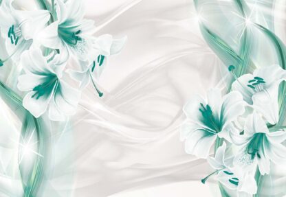 Modern Flowers Green(3246WM) - Image 2