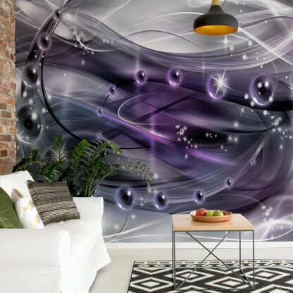 3D Modern Ornamental Design Purple(3257WM)