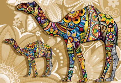 Pyschedelic Camels(3264WM) - Image 2