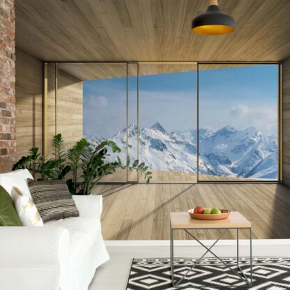 Mountains Snow 3D Modern Window View(3305WM)