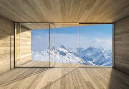 Mountains Snow 3D Modern Window View(3305WM) - Image 2