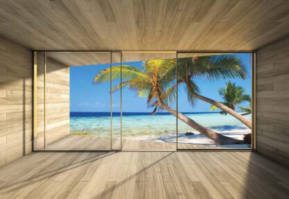 Tropical Beach 3D Modern Window View(3318WM) - Image 2