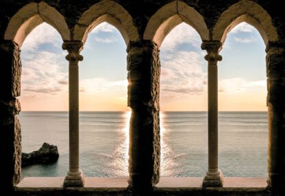 Calm Sea Ocean Stone Archway View(3341WM) - Image 2