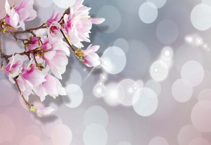 Flowers Pastel Bokeh Modern Design(3379WM) - Image 2