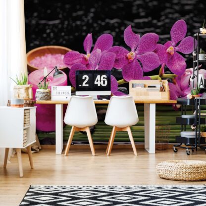 Purple Orchids Spa Candle(3399WM)