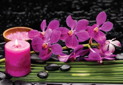 Purple Orchids Spa Candle(3399WM) - Image 2