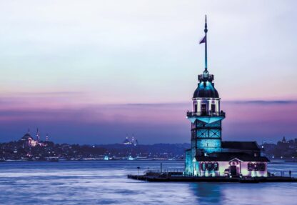 Maiden Tower Istanbul Sunset(3429WM) - Image 2