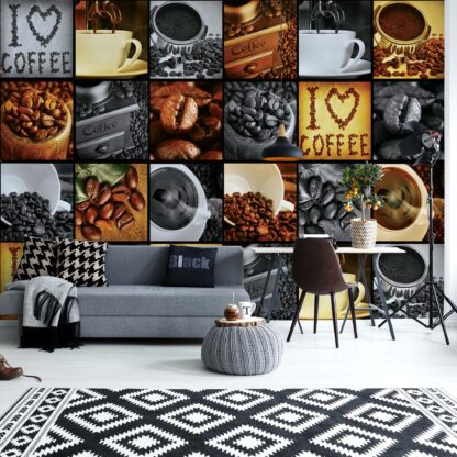 I Love Coffee Coffee Squares(3460WM)