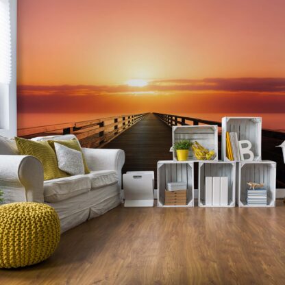 Ocean Pier Sunset(3466WM)
