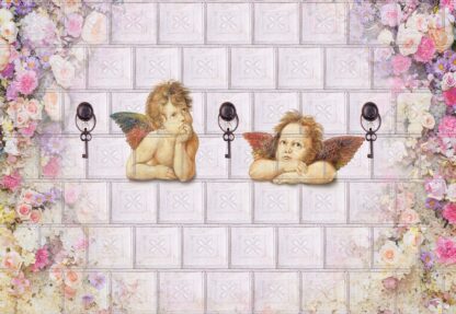 Flowers Cherubs Classical Design(3472WM) - Image 2