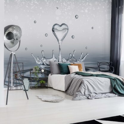 Water Drops Heart(3490WM)