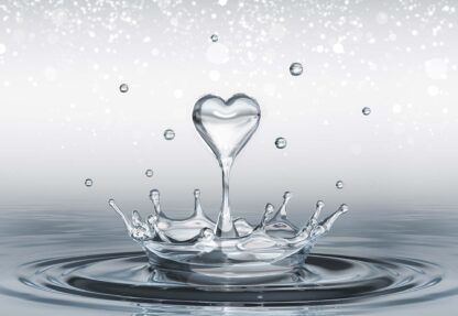 Water Drops Heart(3490WM) - Image 2