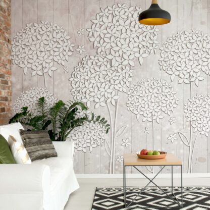 Flowers Illustration Sparkle Background(3502WM)
