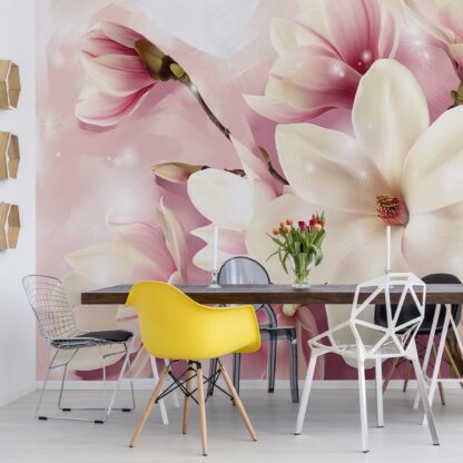 Magnolia Flowers Pink(3505WM)