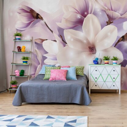 Magnolia Flowers Purple(3506WM)