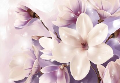 Magnolia Flowers Purple(3506WM) - Image 2