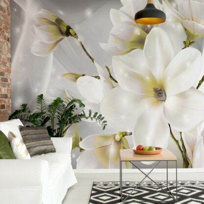 Magnolia Flowers Silver(3508WM)