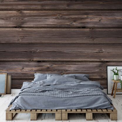 Wood Plank Texture Dark Brown(3524WM)