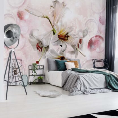 Flowers Modern 3D Design Bubbles(3534WM)