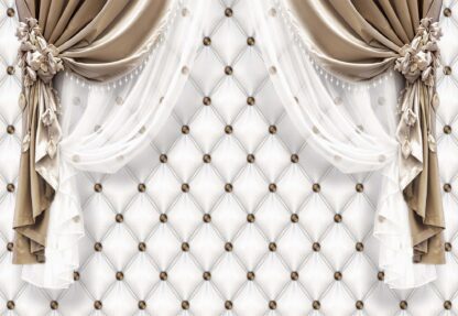 Brown Curtains Luxury Effect(3559WM) - Image 2